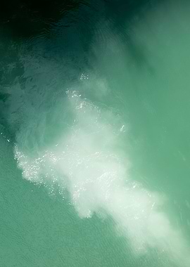 Waves summer abstract art