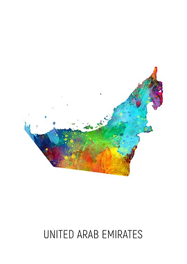 United Arab Emirates Map