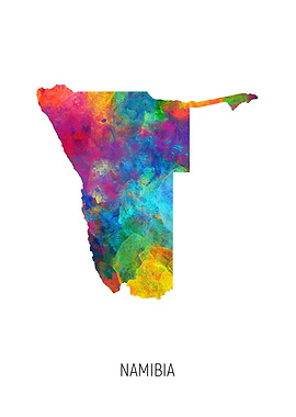Namibia Map