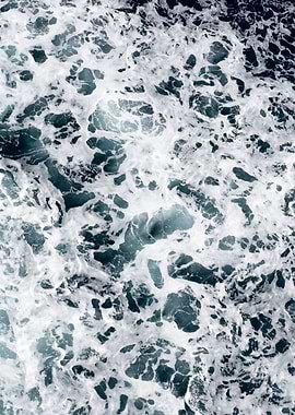 Waves summer abstract art