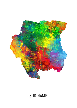 Suriname Map