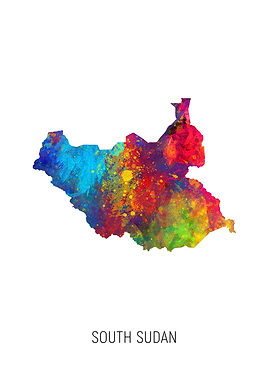 South Sudan Map