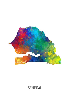 Senegal Map