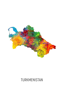 Turkmenistan Map