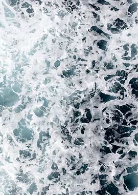 Waves summer abstract art