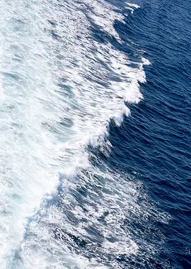 Waves summer abstract art