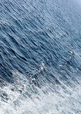 Waves summer abstract art