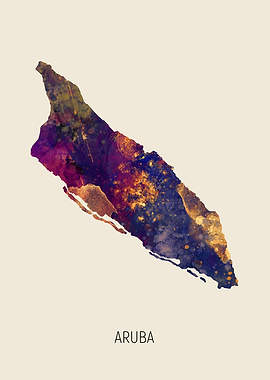 Aruba Map
