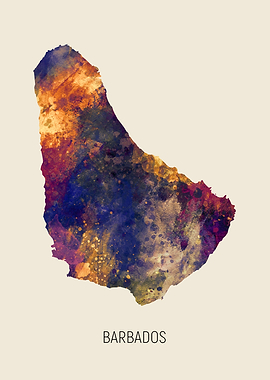 Barbados Map
