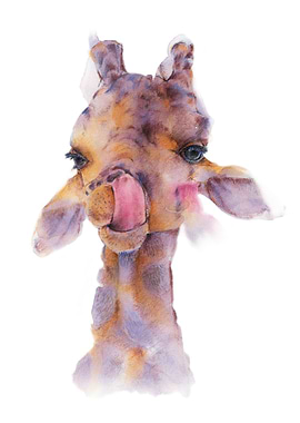 Hand drawn watercolor