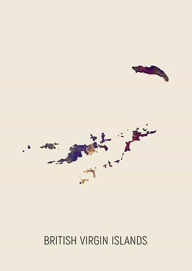 British Virgin Islands Map