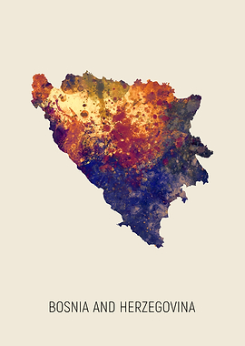 Bosnia and Herzegovina Map