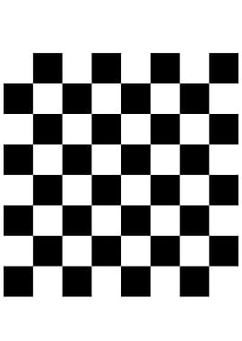 Chess Board Black White