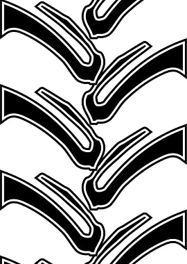 Tractor Track Pattern
