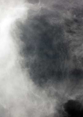 Black air sky with clouds