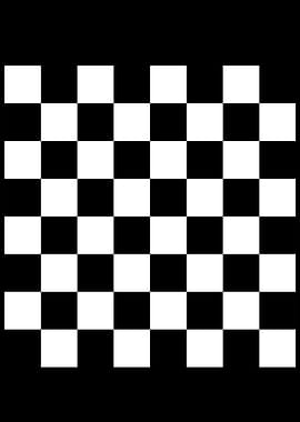 Chess Board Black White