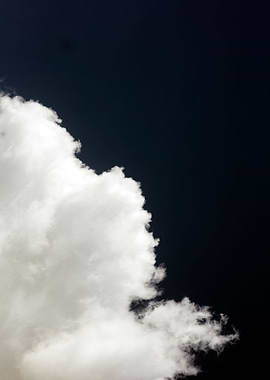 Black air sky with clouds