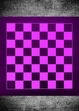 Chess Board Metallic