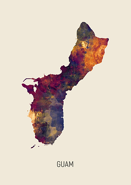 Guam Map