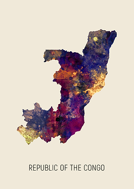 Republic of the Congo Map