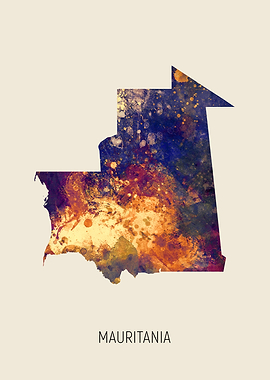 Mauritania Map