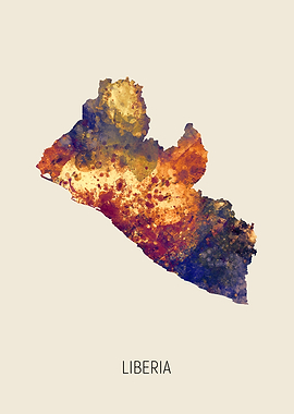 Liberia Map