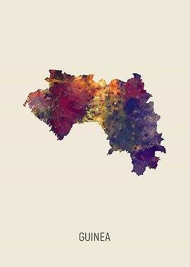 Guinea Map
