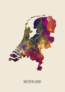 Nederland Map
