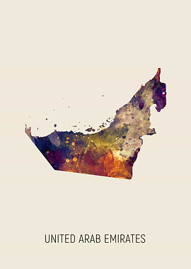 United Arab Emirates Map
