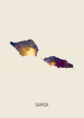 Samoa Map