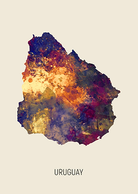 Uruguay Map