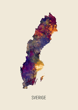 Sverige Map