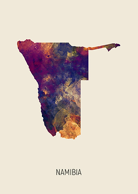 Namibia Map