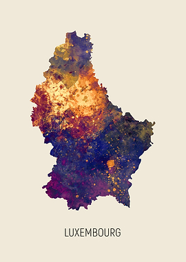 Luxembourg Map