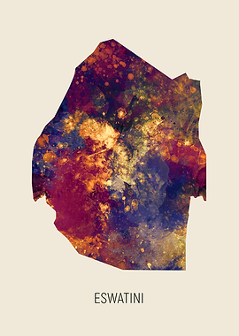 Eswatini Map