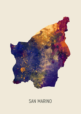 San Marino Map