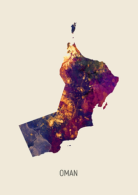 Oman Map
