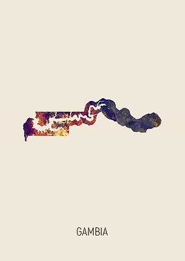 Gambia Map