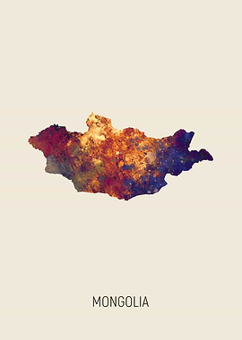 Mongolia Map