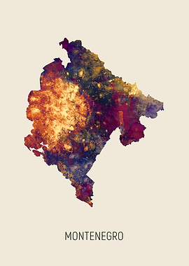 Montenegro Map