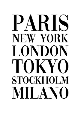 Fashion Capitals Paris