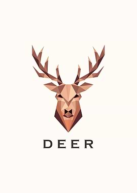deer polygonal