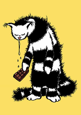 Chocolate Lover Cat