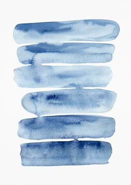 Watercolor Stripes Paintin