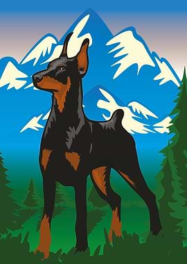 Dobermann dog