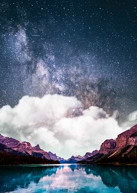 Clouds And Milky Way