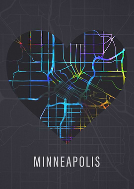 Minneapolis Street Map