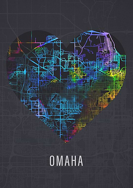 Omaha Nebraska City Street