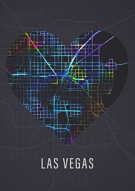 Las Vegas City Street Map