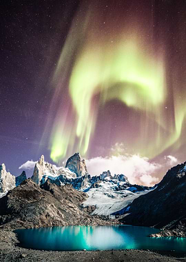 Northern Lights At Night